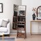 Freestanding Full Length LED Mirror Jewelry Armoire with 6 Storage Drawers